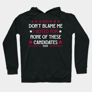 Don't blame me Hoodie